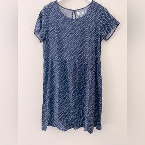 Old Navy Blue Floral Print Dress